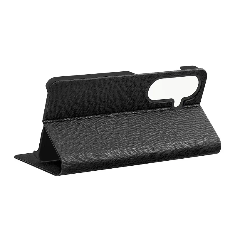  Чехол-книжка защитный uBear Memo Case для Samsung Galaxy S26, иск. кожа, черный