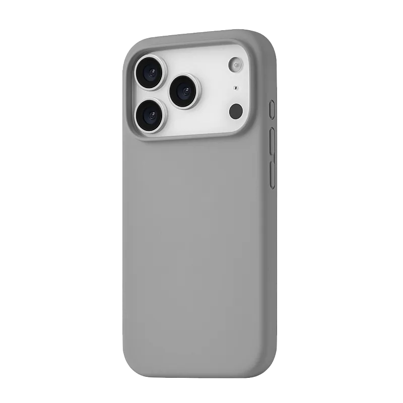 Чехол защитный uBear Touch Mag Case для iPhone 17 Pro Max, MagSafe, светло-серый