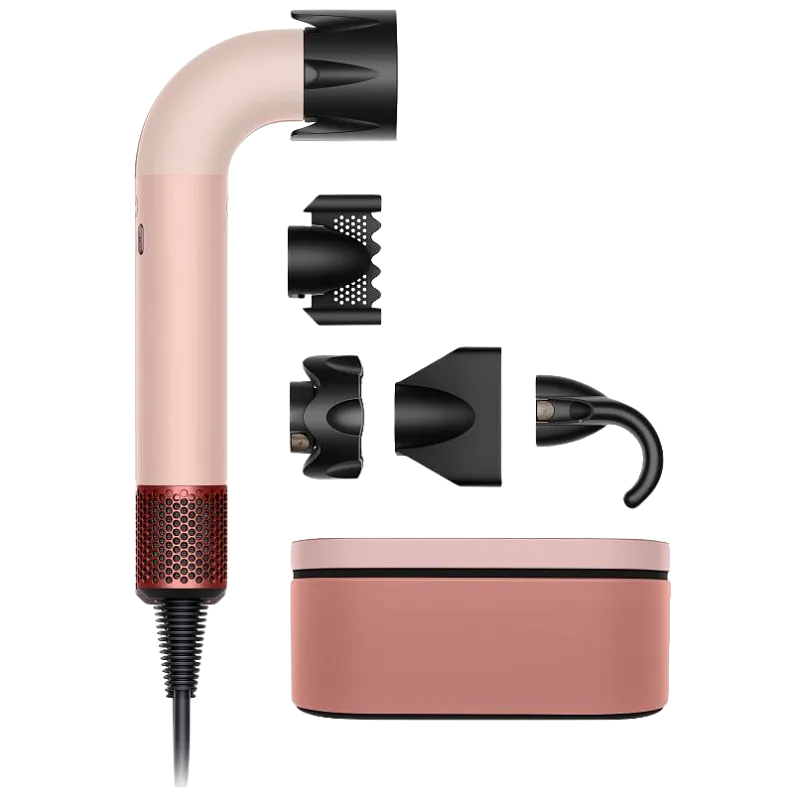 Фен Dyson Supersonic R HD17 для прямых волос (Straight+Wavy) Сакура (Sakura Cherry/Kanzan Pink) с кейсом