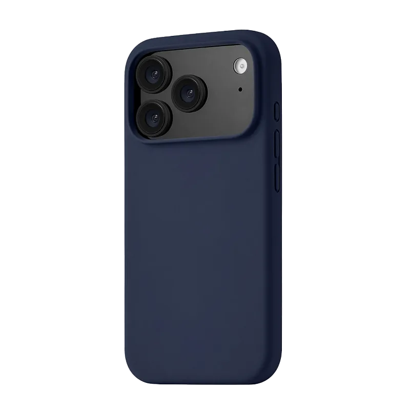 Чехол защитный uBear Touch Mag Case для iPhone 17 Pro, MagSafe, темно-синий
