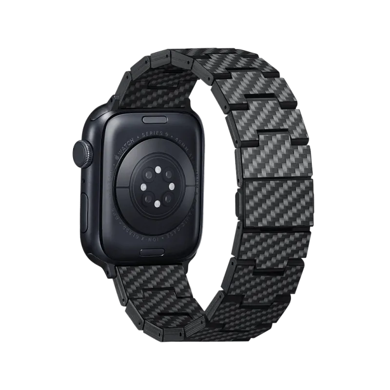 Карбоновый браслет PITAKA для Apple Watch размером 38/40/41/42/44/45/49 мм, «ретро» (Retro)