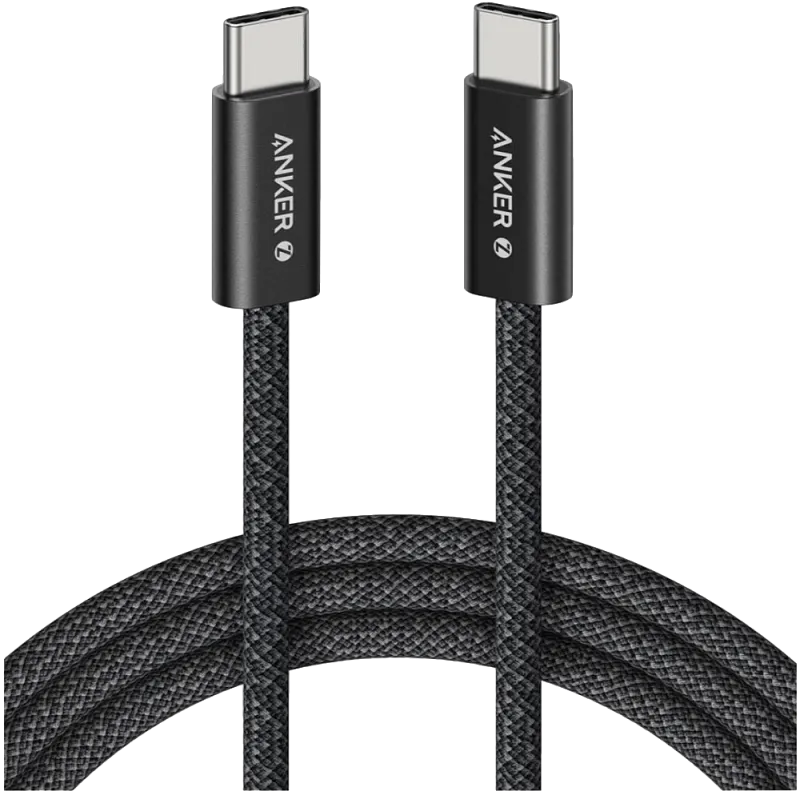 Кабель Anker Zolo USB-C на USB-C Cable 240W 1.8м, чёрный