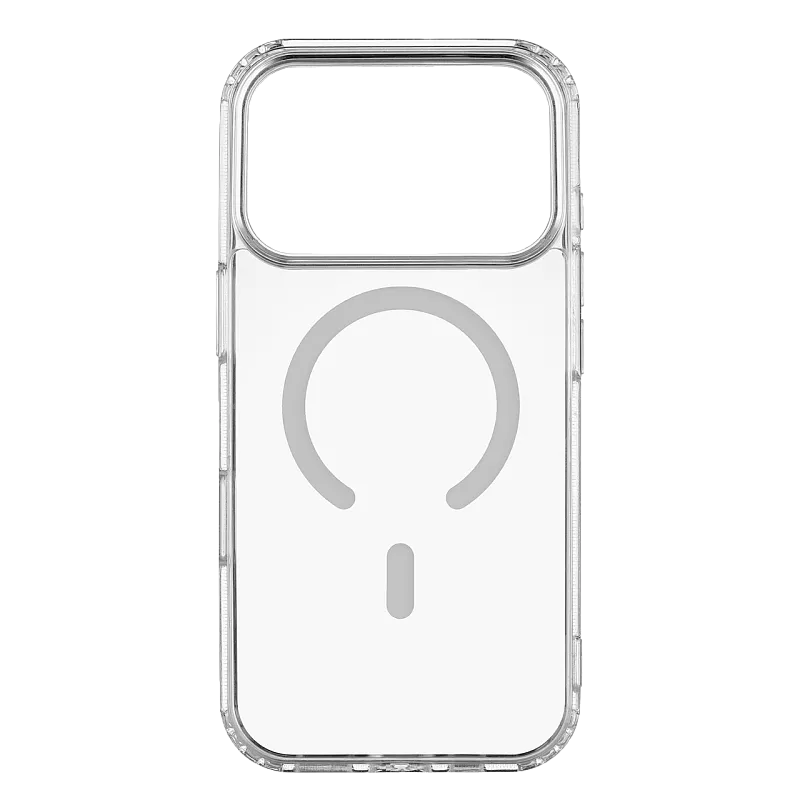 Чехол защитный uBear Real Mag Case для iPhone 17 Pro Max, MagSafe, прозрачный