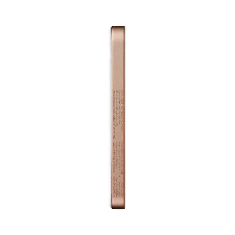 Внешний аккумулятор PITAKA Power Bank Qi2 5000mAh, золотое сияние (Golden Glint)