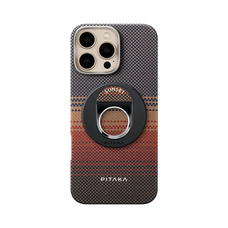 Магнитная подставка с NFC PITAKA MagEZ Grip 3, «закат» (Sunset)