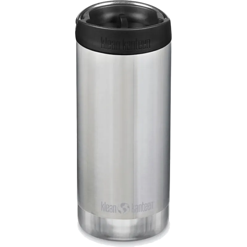 Термокружка Klean Kanteen TKWide Cafe Cap 12oz (355 мл) Brushed Stainless