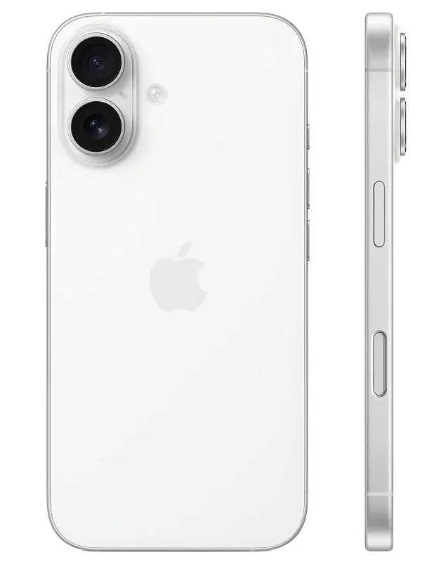 Apple iPhone 16 Plus, 128 ГБ, белый