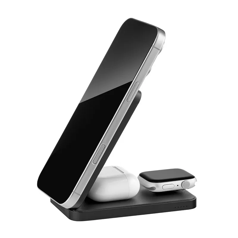 Внешний аккумулятор MagSafe uBear Cruise 3 в 1, 8000мАч, 15W, черный