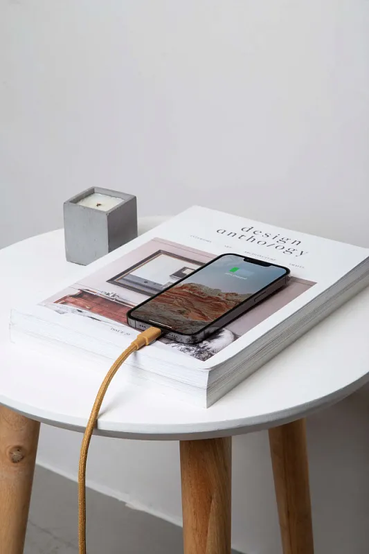 Кабель зарядный Native Union USB-C/LIGHTNING, 1,2м, крафт