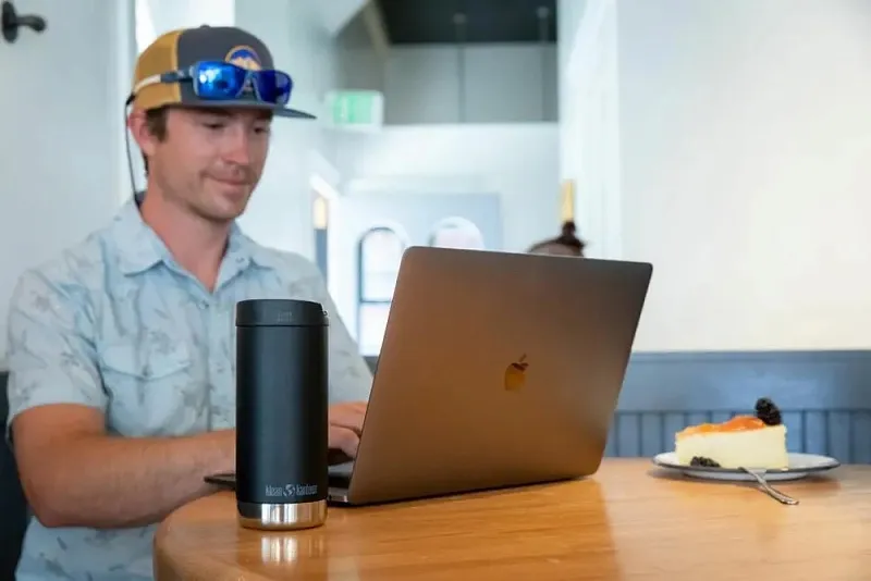 Термокружка Klean Kanteen TKWide Cafe Cap 12oz (355 мл) Black