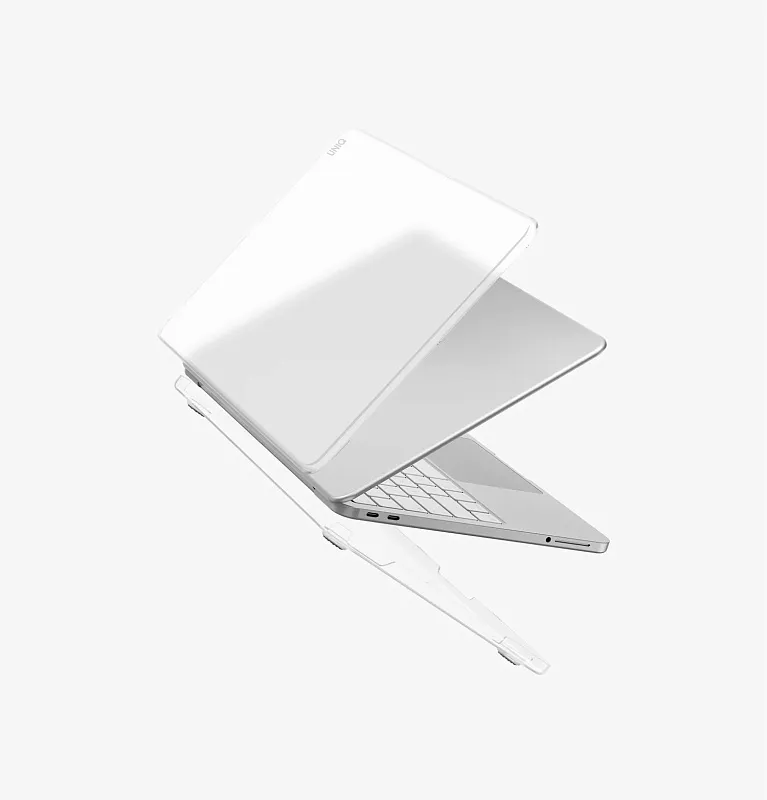 Накладка Uniq CLARO для Macbook Neo 13 (2026) Frost Clear, прозрачный