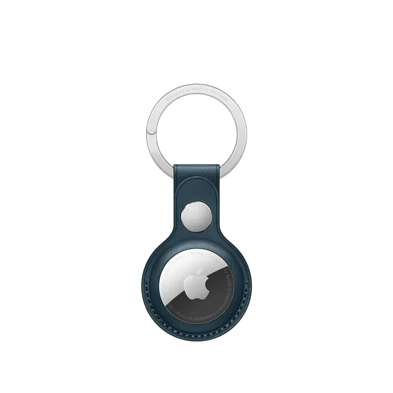 Подвеска Apple AirTag Leather Key Ring, синий