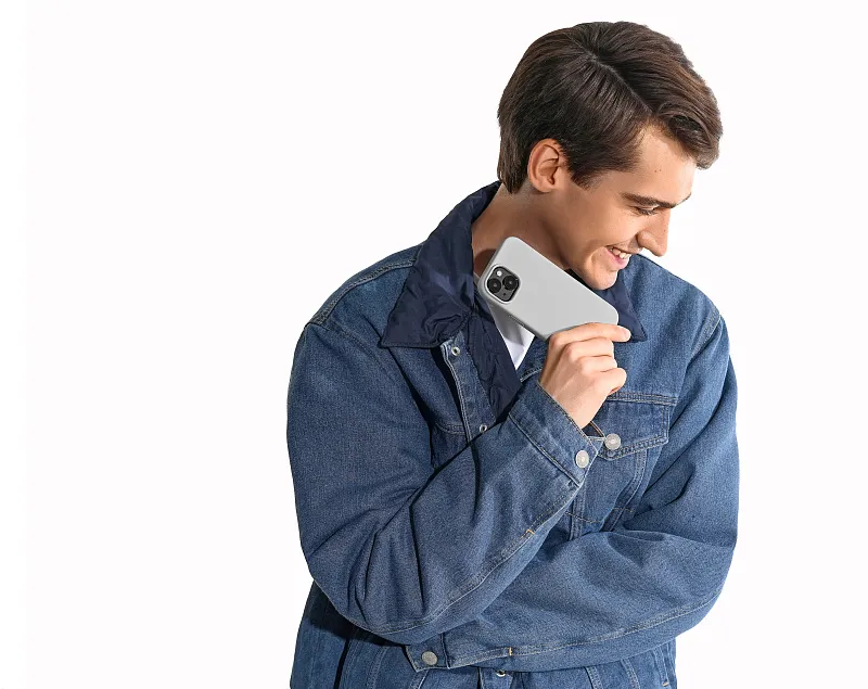 Чехол защитный uBear Touch Mag Case для  iPhone 15, MagSafe совместимый, силикон, софт-тач