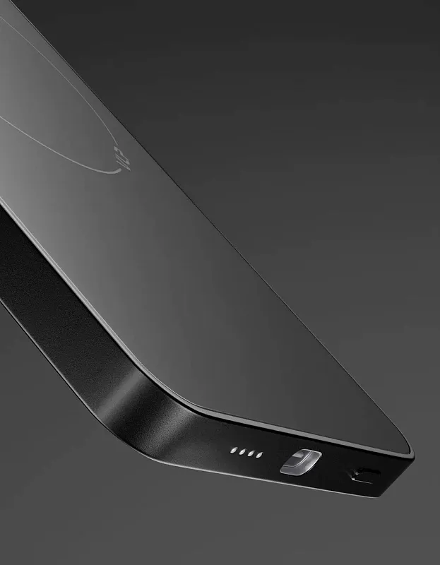 Внешний аккумулятор VLP Diamond Energy MagSafe, Qi2, 5000 mAh, USB-C, чёрный титан