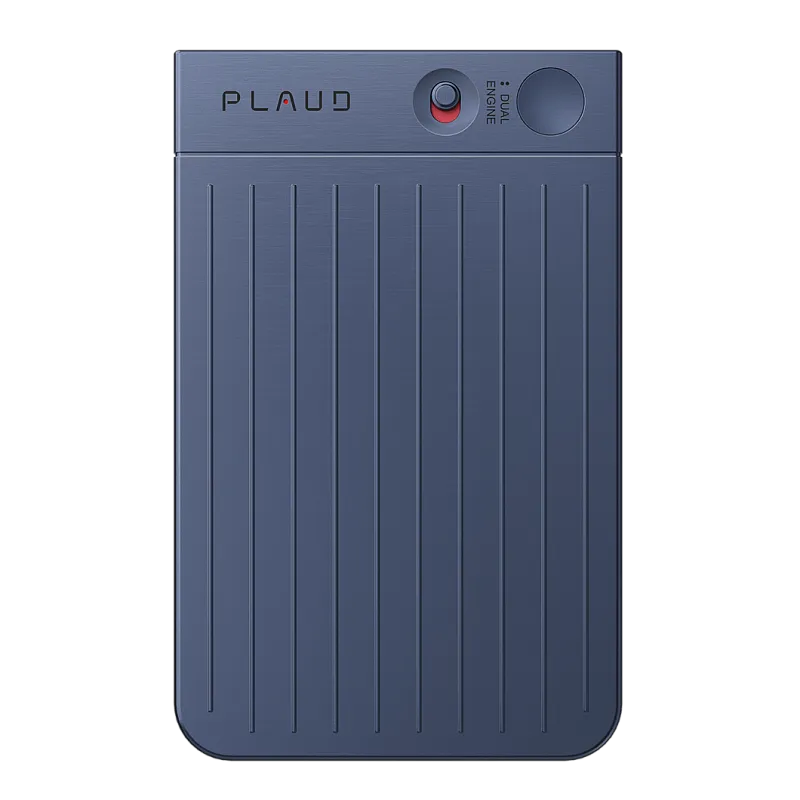 Умный диктофон с функцией голосового распознавания Plaud Note, синий