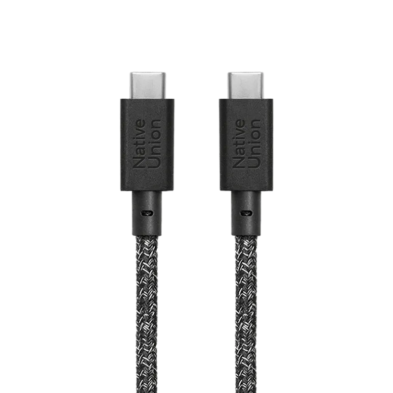 Кабель Native Union BELT USB-C/USB-C, 100W, 3м, «серый космос»