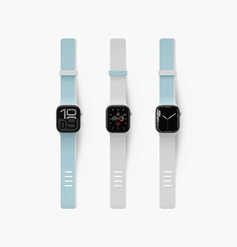 Ремешок Uniq для Apple Watch 42/41/40 мм Revix IV reversible Magnetic "облачно-белый"
