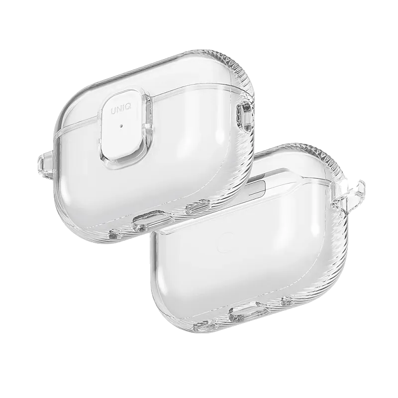 Чехол UNIQ для AirPods Pro 3 Glase PRO TPU Lock Case, прозрачный