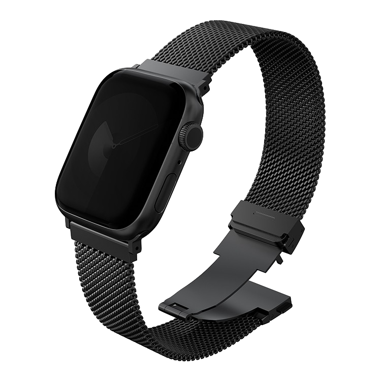 Ремешок Uniq для Apple Watch 42/41/40 mm Dante PRO Strap Mesh Steel Graphite Black
