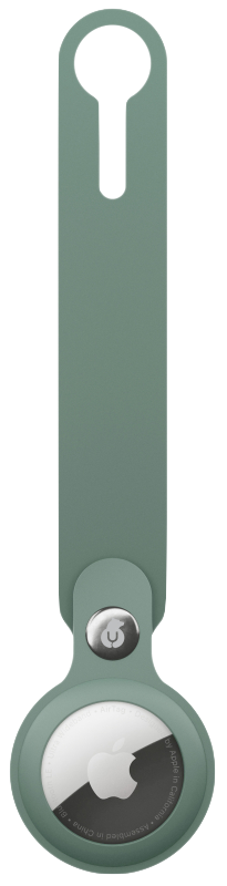 Чехол защитный uBear Touch Case для AirTag силиконовый, зеленый