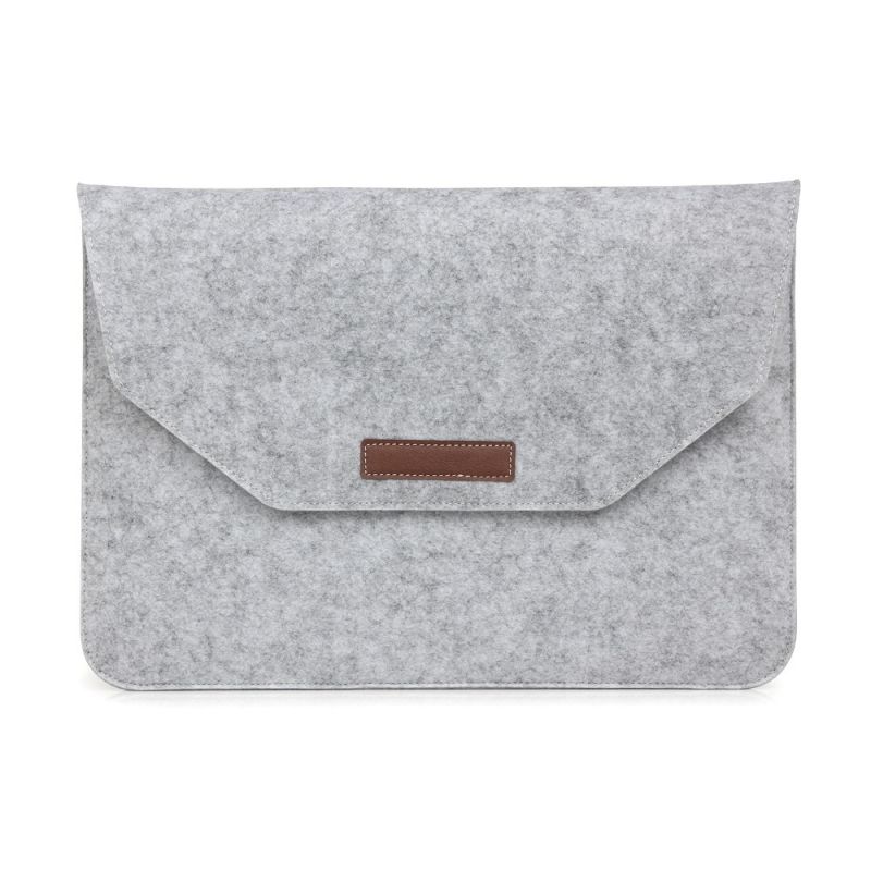 Чехол-конверт фетровый Для MacBook Air 15" (светло-серый)