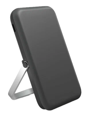 Внешний аккумулятор магнитный Uniq Hoveo Click 5000mAH Magnetic Wireless Power Bank USB-C PD, серый