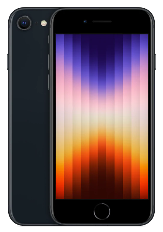 Apple iPhone SE (2022), 64 ГБ, "тёмная ночь"