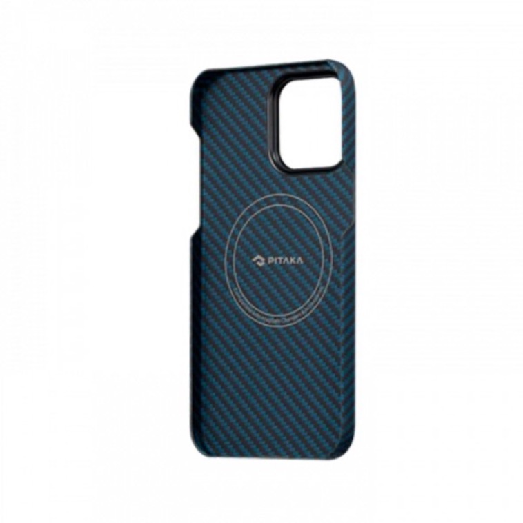 Чехол Pitaka MagEZ 3 для iPhone 14 Pro Max, кевлар, черно-синий