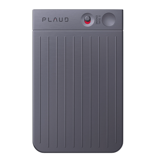 Умный диктофон с функцией голосового распознавания PLAUD NOTE, черный