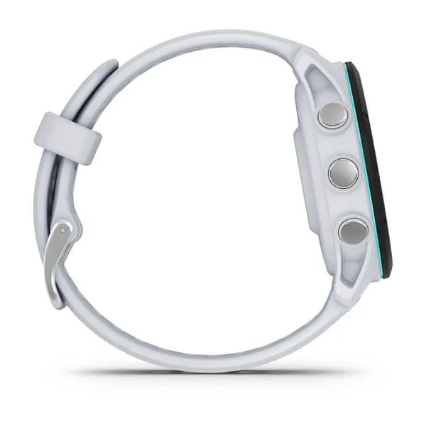Смарт-часы Garmin FORERUNNER 255S Music с белым ремешком