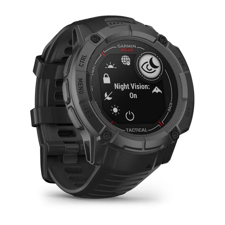 Смарт-часы Garmin INSTINCT 2X Solar Tactical Edition, черный