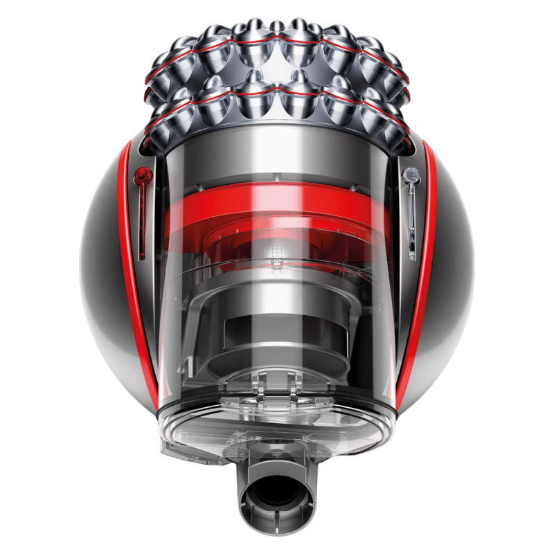 Пылесос Dyson Cinetic Big Ball Absolute 2, никель/красный