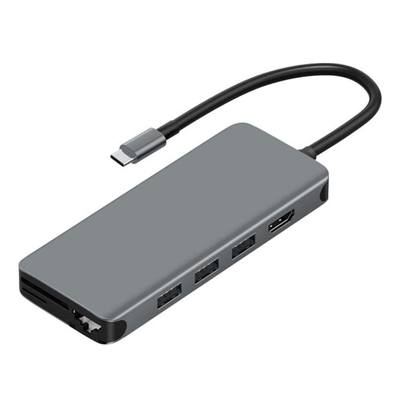 Переходник WiWU Alpha Type-C To 12 in 1 USB-C Hub