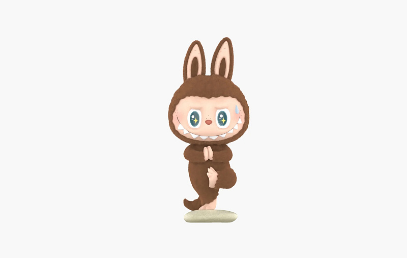 Игрушка Labubu The Monsters Figures Lazy Yoga купить в Новосибирске