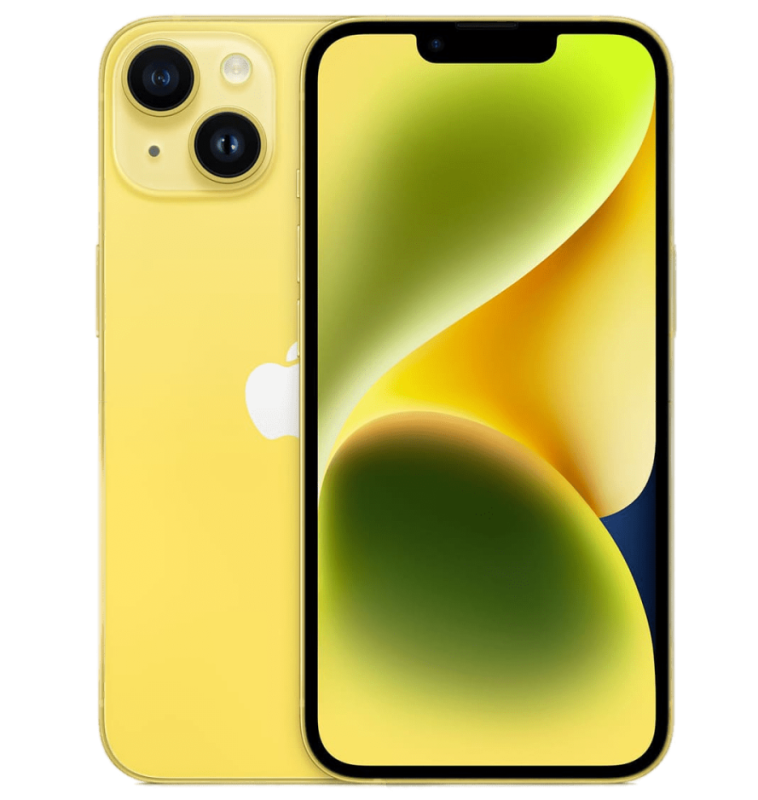 Apple iPhone 14, 128 ГБ, жёлтый