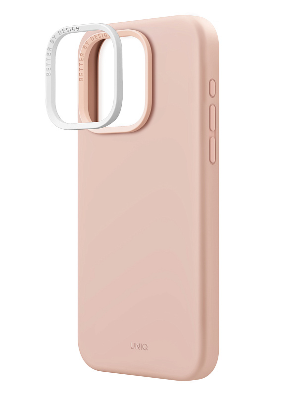 Чехол Uniq для iPhone 15 Pro Max LINO Pink (Magsafe)