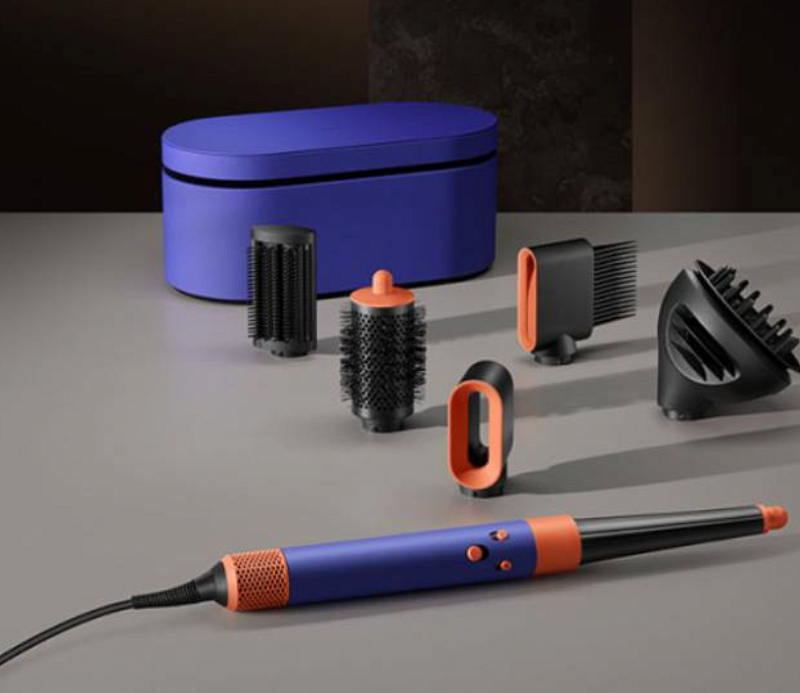Мультистайлер Dyson Airwrap i.d. HS08 Curly+Coily для кудрявых волос (Vinca blue/Topaz) (Синий/топаз)