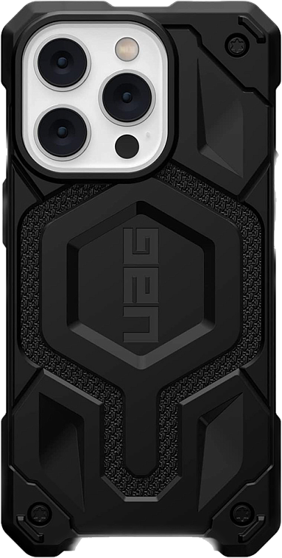 Чехол UAG Monarch Pro MAGSAFE для iPhone 14 Pro, черный кевлар