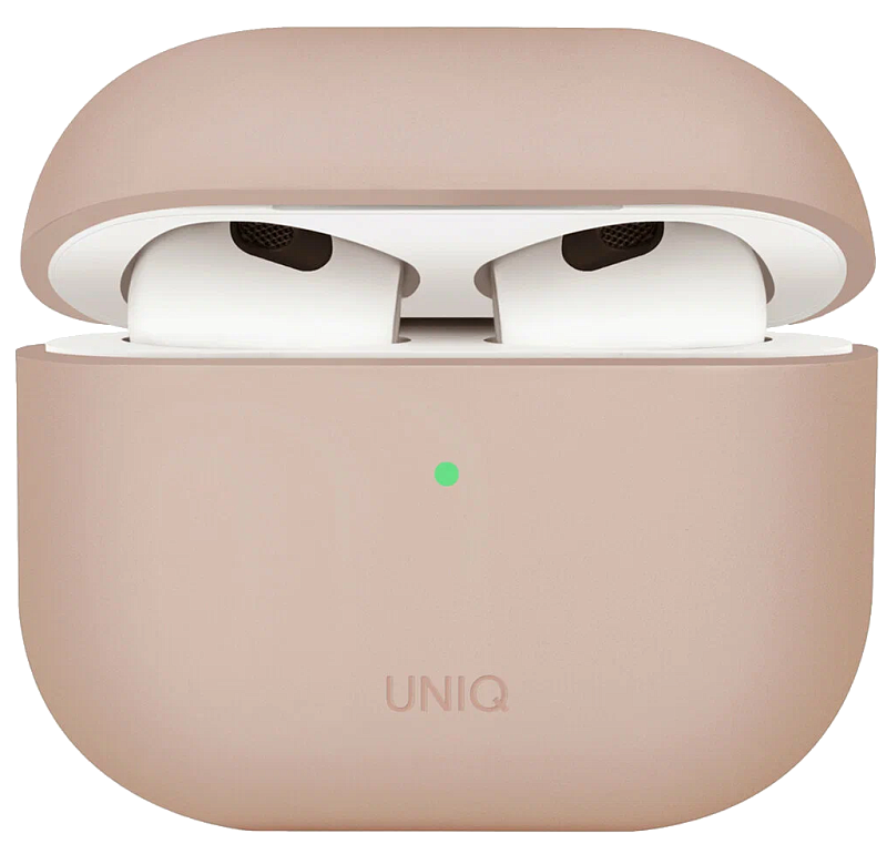 Чехол Uniq для Airpods 4 LINO Liquid silicone Pink