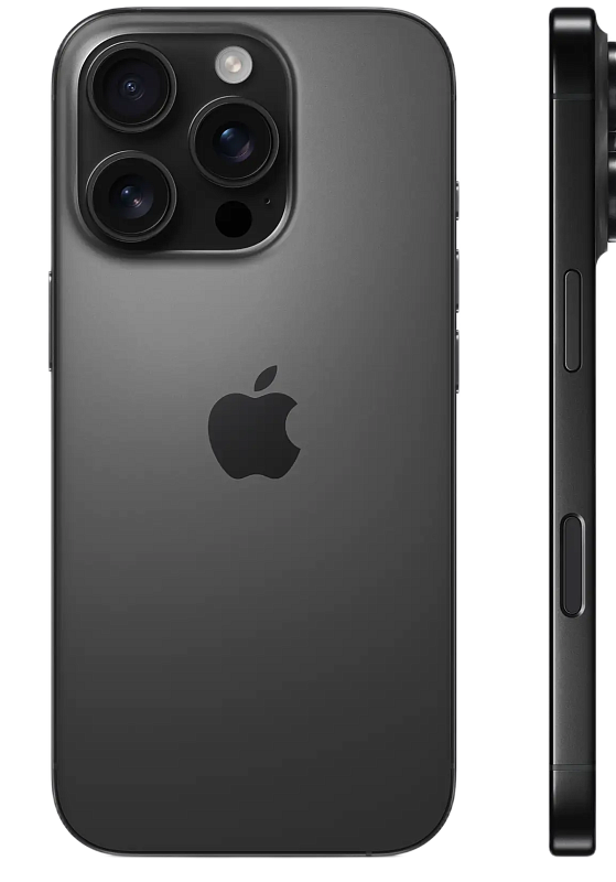 iPhone 16 Pro, 128 ГБ, черный титан