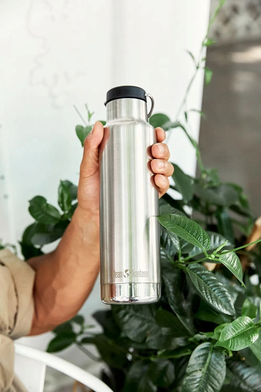 Термобутылка Klean Kanteen NEW Insulated Classic 20oz (592 мл) Brushed Stainless