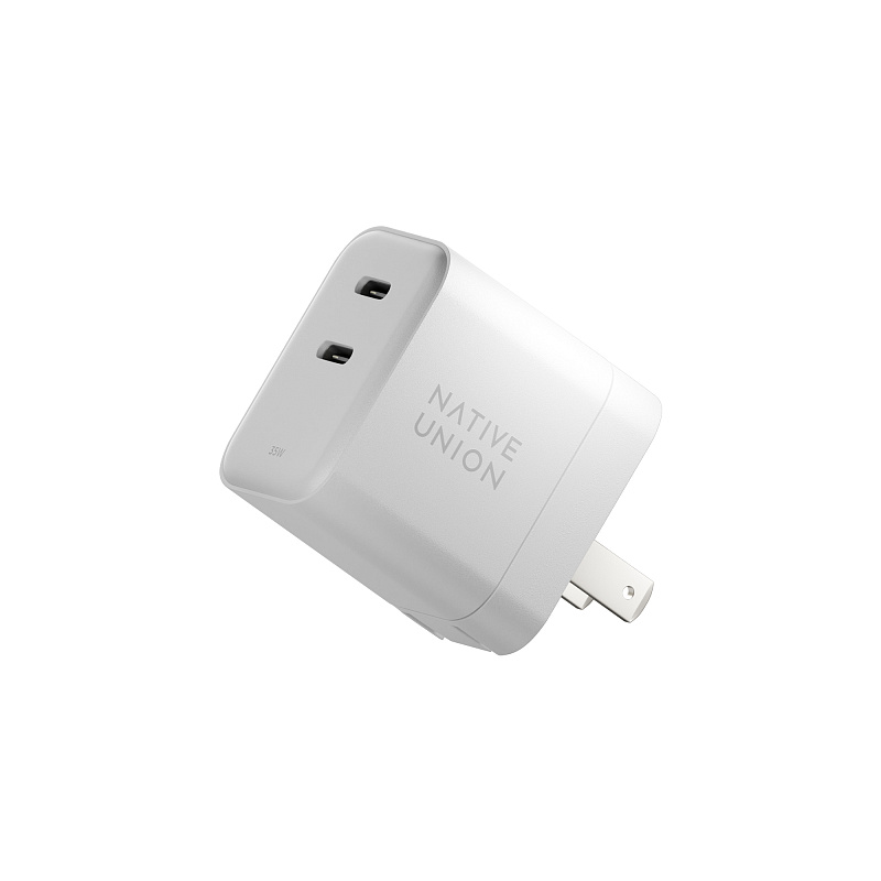 Сетевое зарядное устройство Native Union Fast GaN Charger USB-C, PD, 35Вт, белый