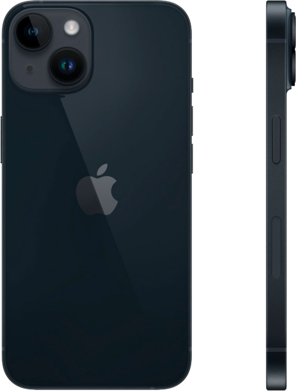 Apple iPhone 14, 128 ГБ, темная ночь